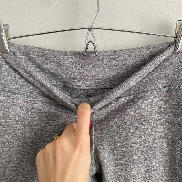 IVIVVA LULULEMON Girls  Heathered Gray Leggings Size 12 - Picture 3 of 12